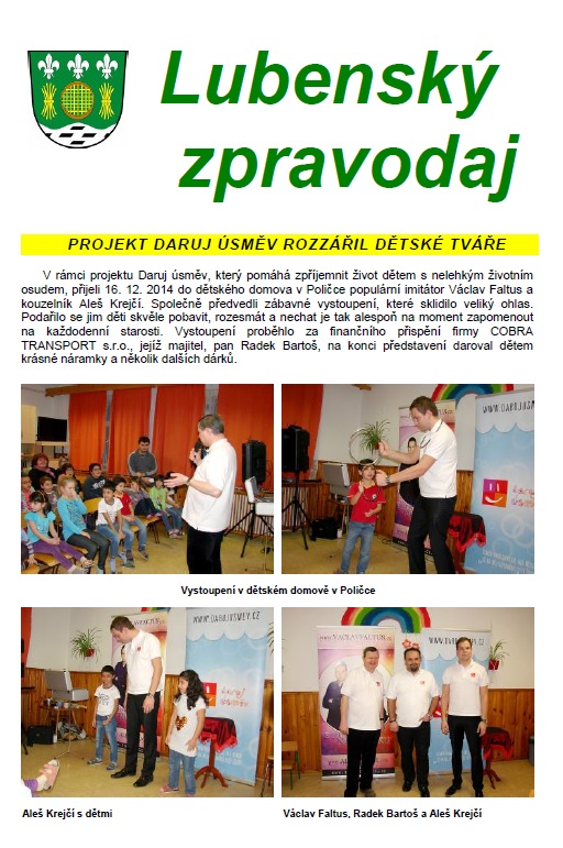 Ohlédnutí za návštěvou dětského domova v rámci projektu Daruj úsměv